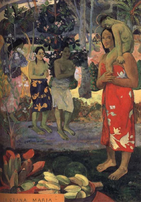 Paul Gauguin Maria visits Germany oil painting art